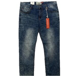 Kayden K‎ Los Angeles Jeans Tapered Ripped Faded 34x30